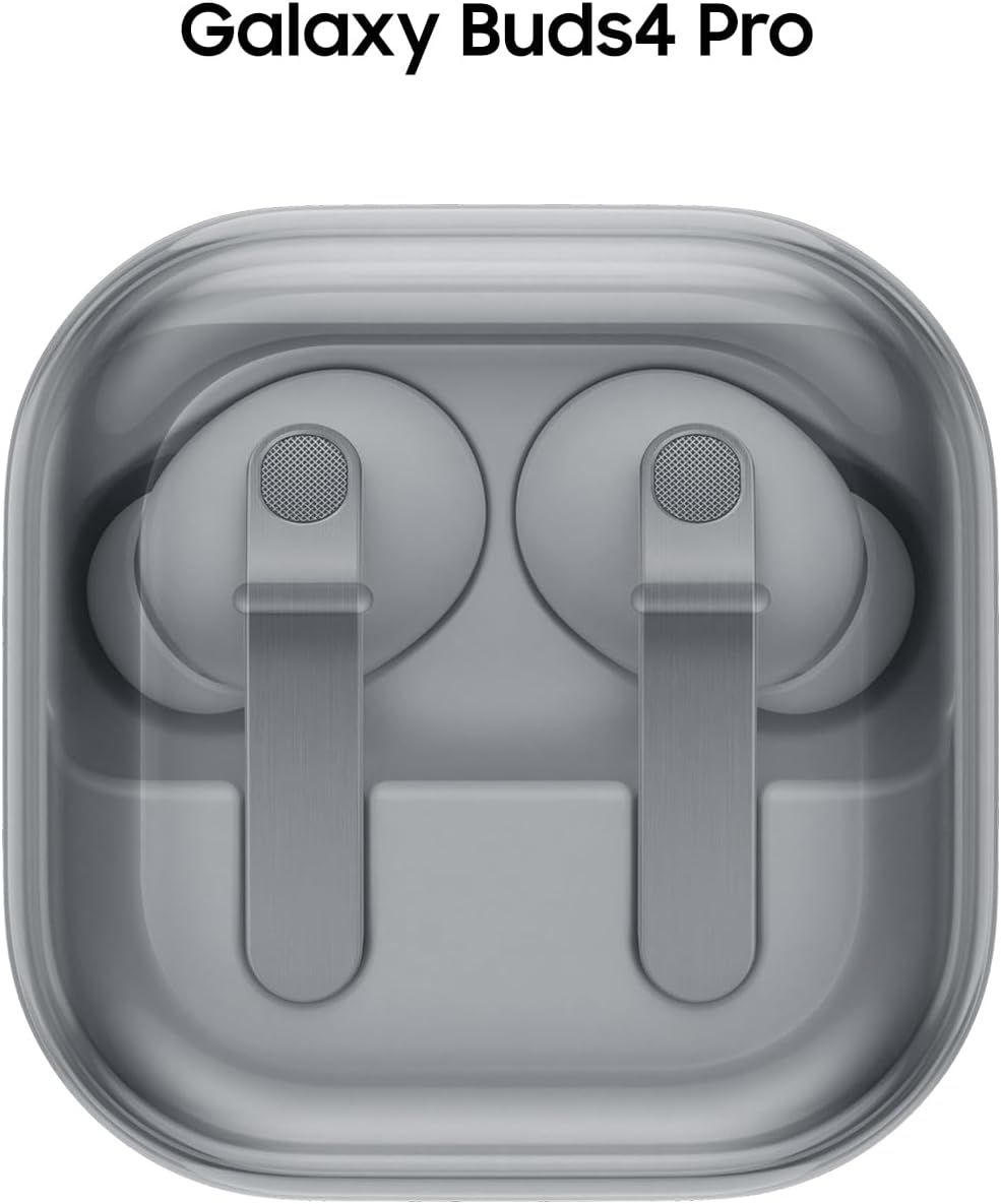 Samsung Galaxy Buds 4 Pro (2026) AI True Wireless Bluetooth Earbuds  Hi-Res Audio  2-Way Speaker  ANC 2.0  Optimized Comfort  IP57  Live Translation  White [US Version  2 Yr Warranty]