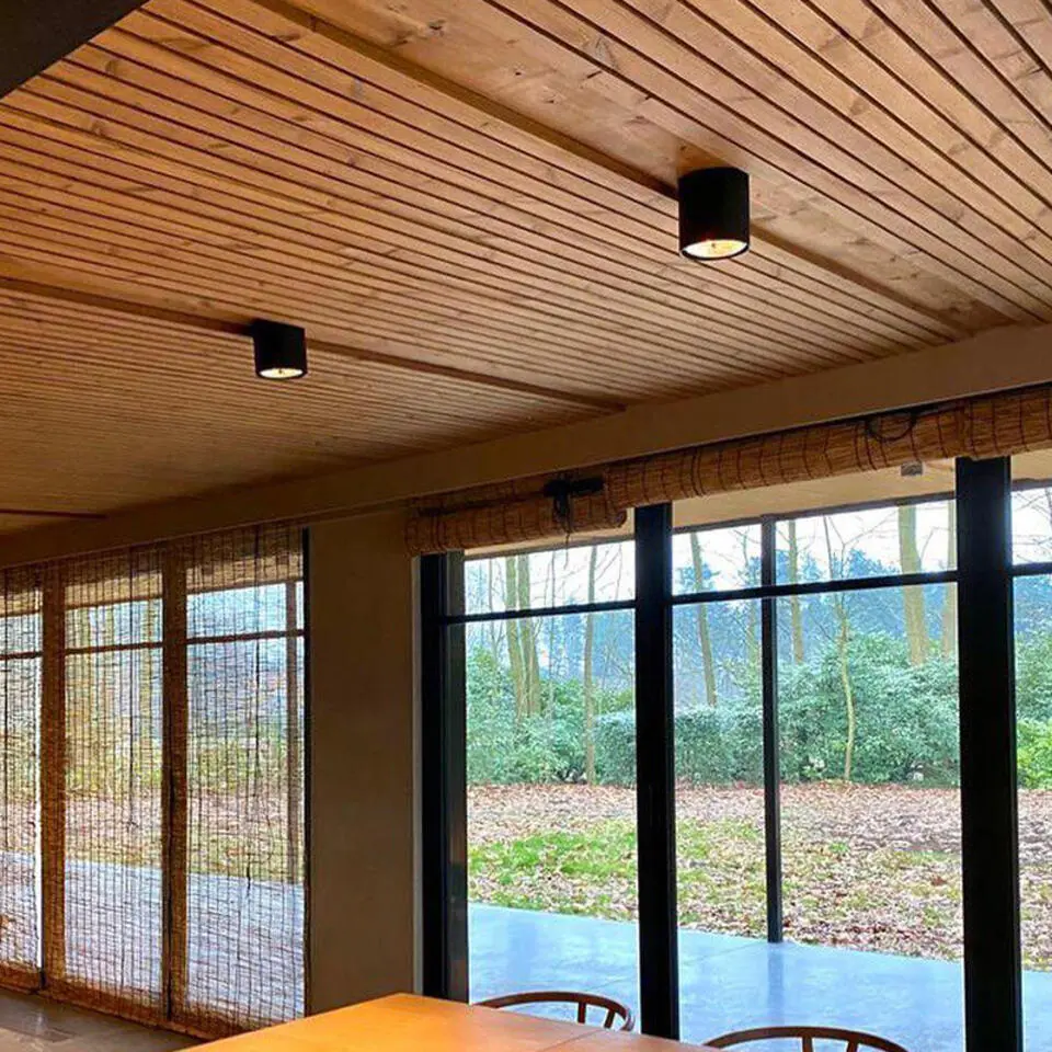 Qazqa verstelbare plafondspot impact zwart gu10