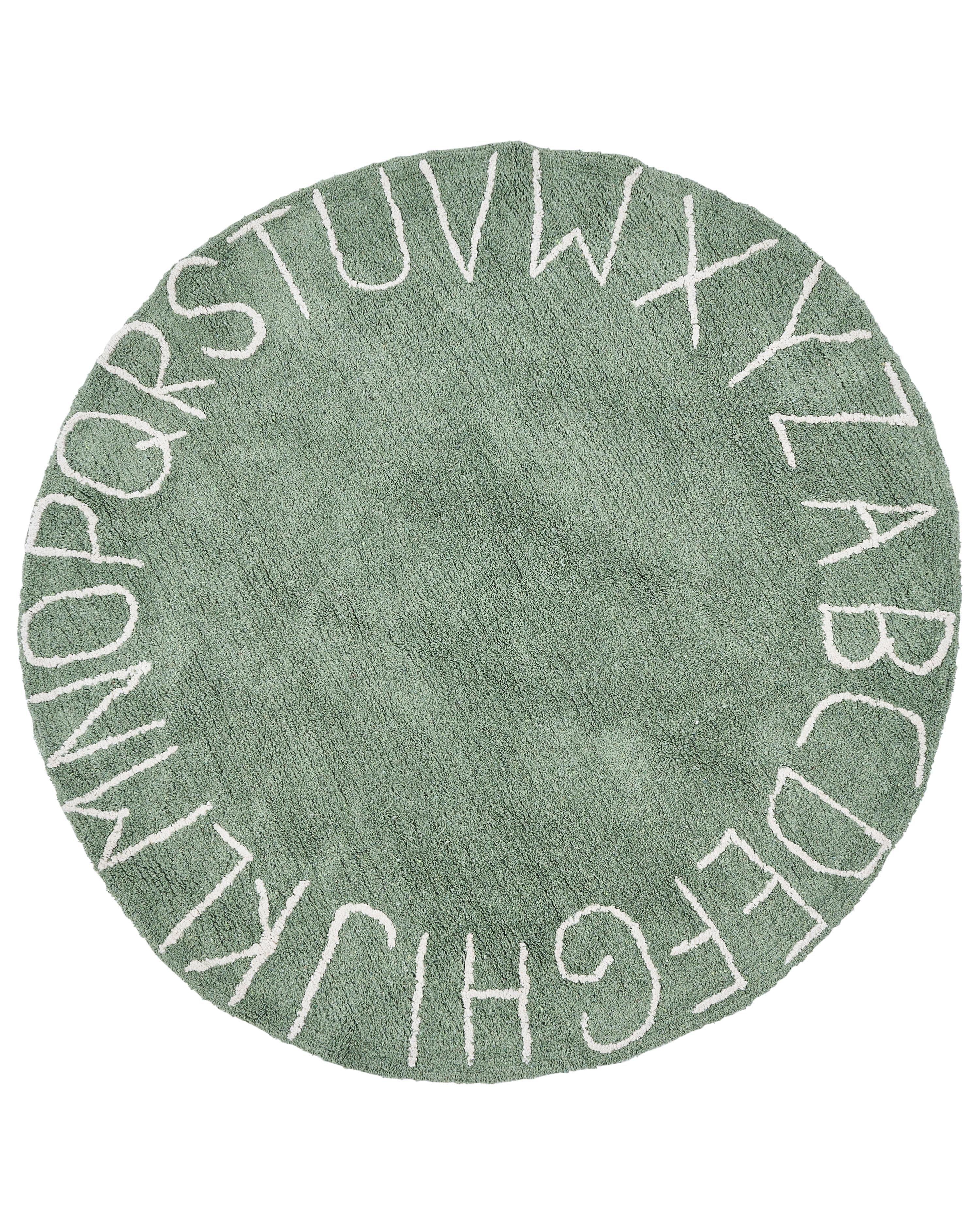 Kids Rug VURGUN Green ? 120 cm Cotton