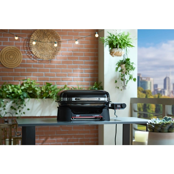 Elektrogrill »LUMIN Compact Smart«, 2,2 kW, Grillfläche: 43 x 28 cm, schwarz