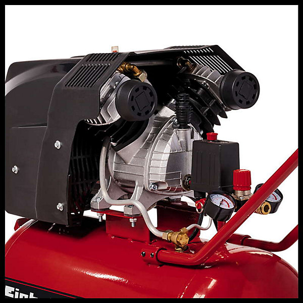 Einhell Compresseur TE-AC 400/50/10 V - Puissance d'aspiration 400 l/min - Pression max. 10 bar - 2200W