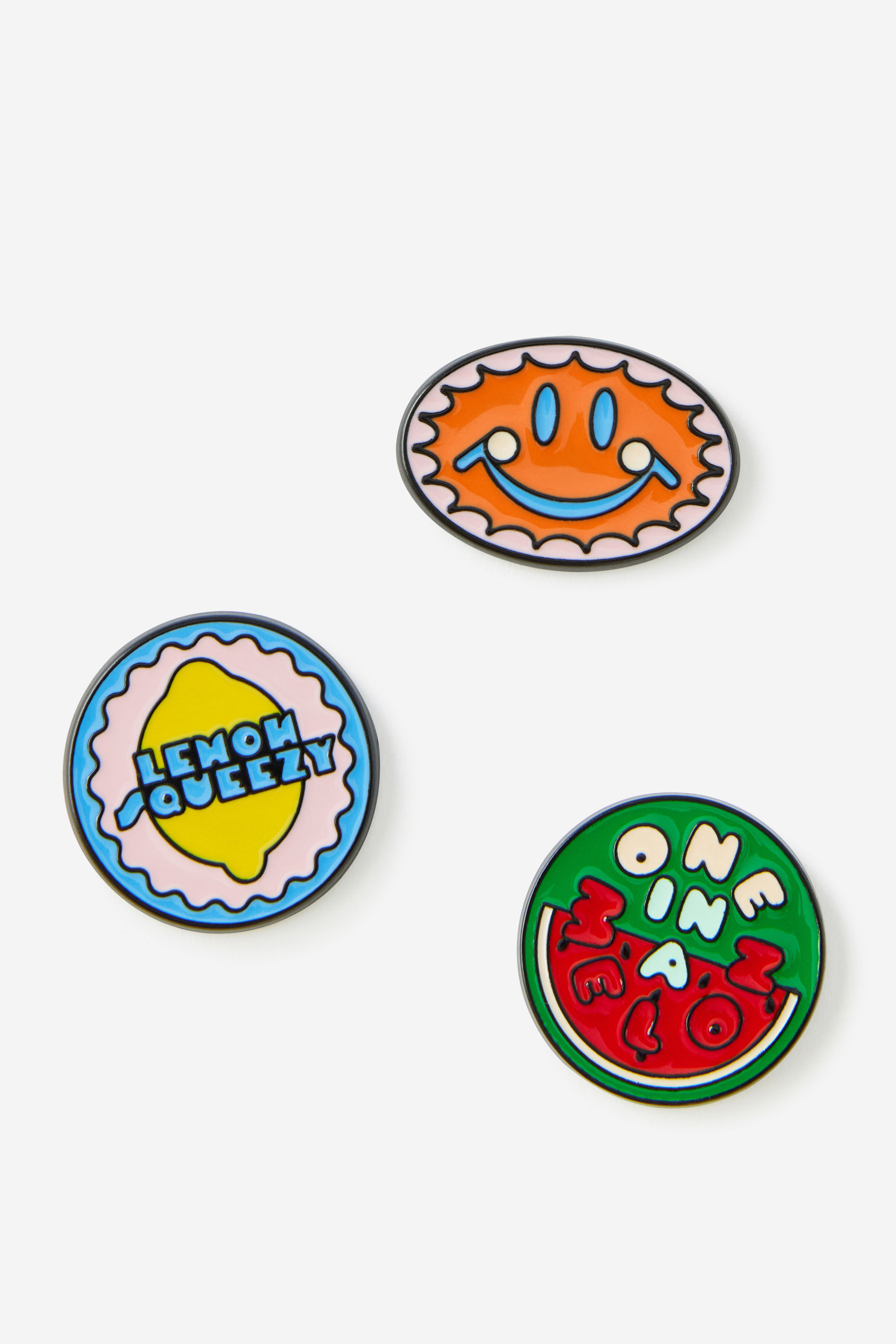 Enamel Sticker 3Pack