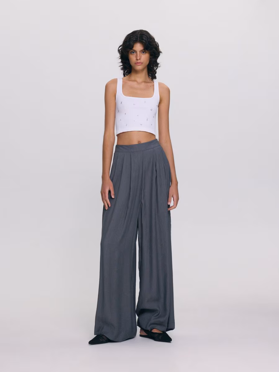 Wide Leg Trousers