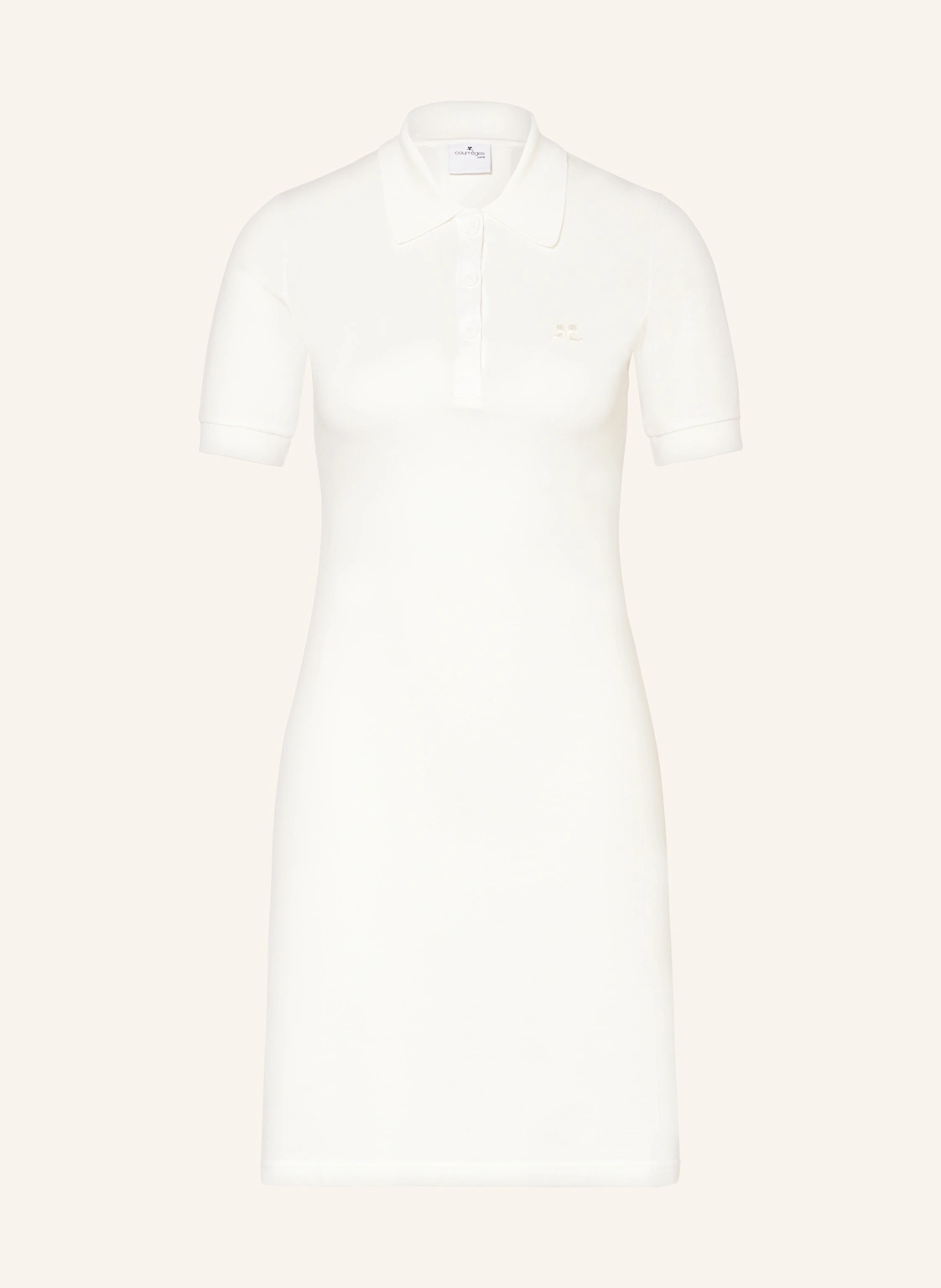 Courrèges Piqué-Polokleid
