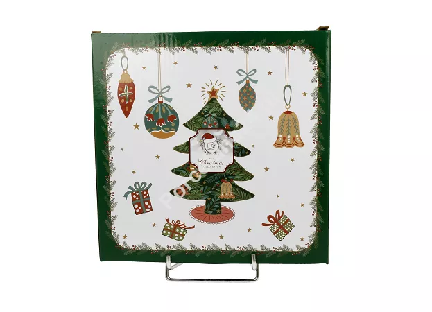 Komplet 2 talerzy deserowych 20 cm Duo - Around Christmas Tree 15.ACHT.K2TD