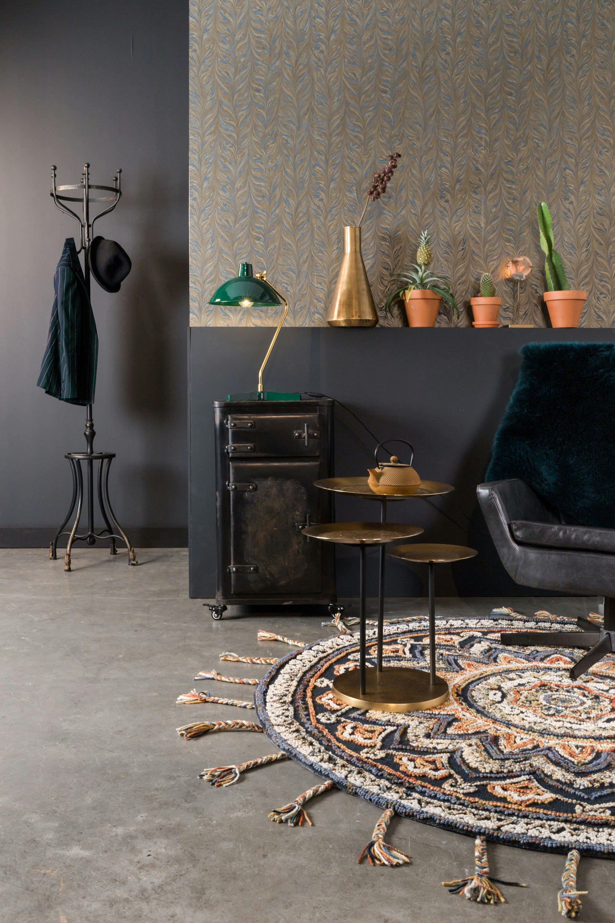 FLAVI - portemanteau en métal noir