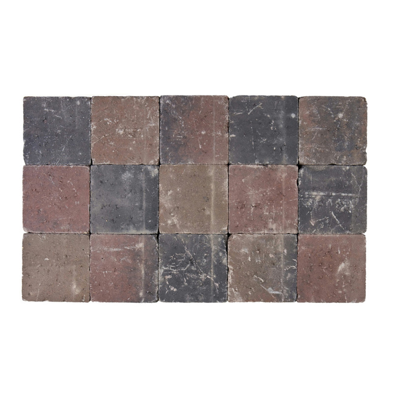 Palette 630 Pavés tambourinés Cylindre automne 15 x 15 x 4 cm COBO GARDEN