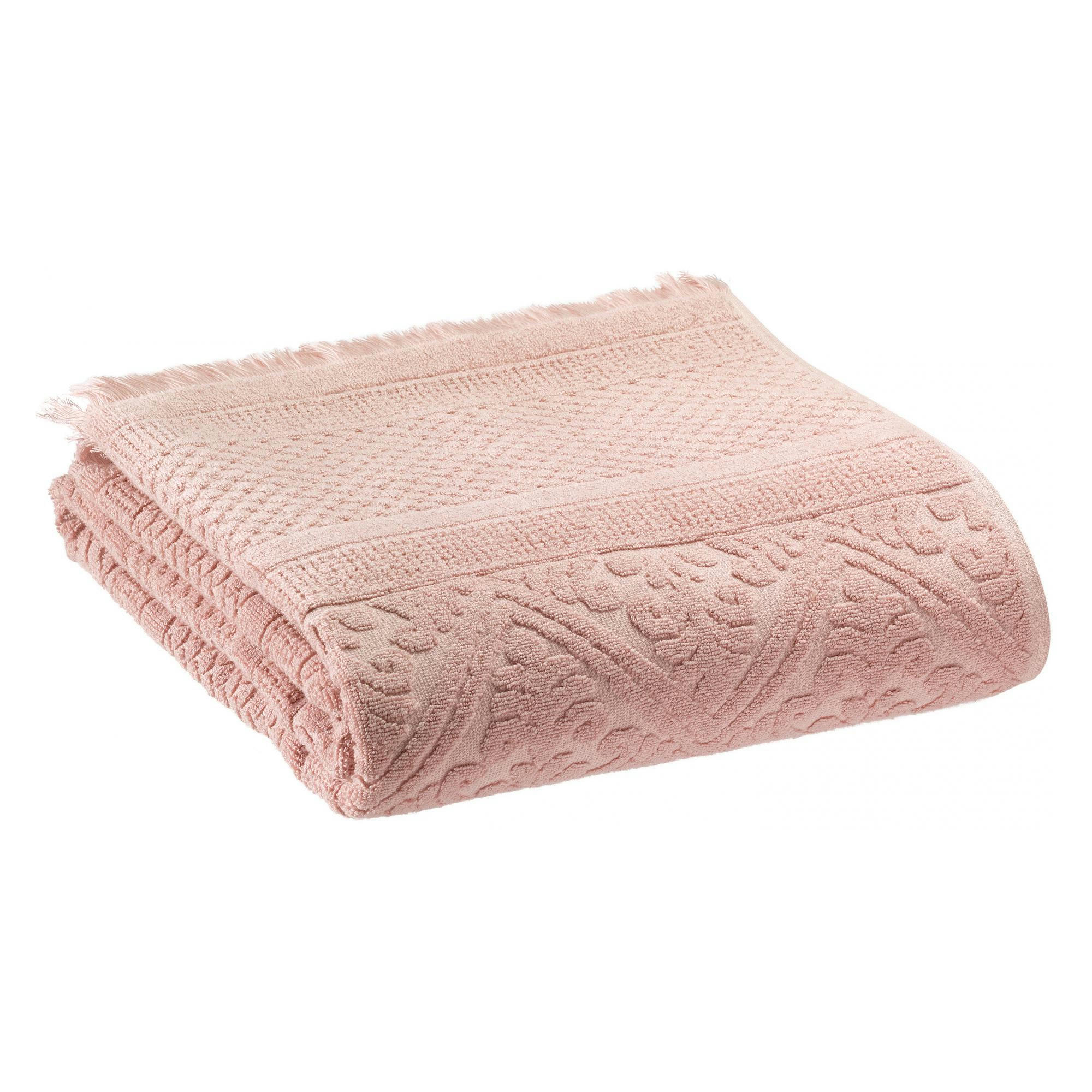 ZOE - Serviette de toilette uni  en coton aubepine 50 x 100