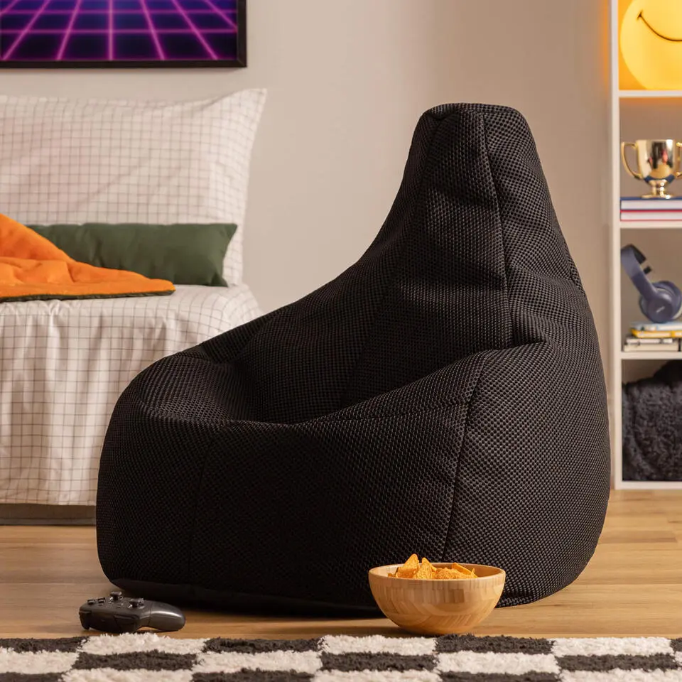 icon - Dalton Zitzak Fauteuil - Gaming - Zwart