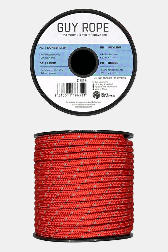 Blue Mountain Tent Rope Guyline On Roll (4.0 Mm X 20 M) - Mainte