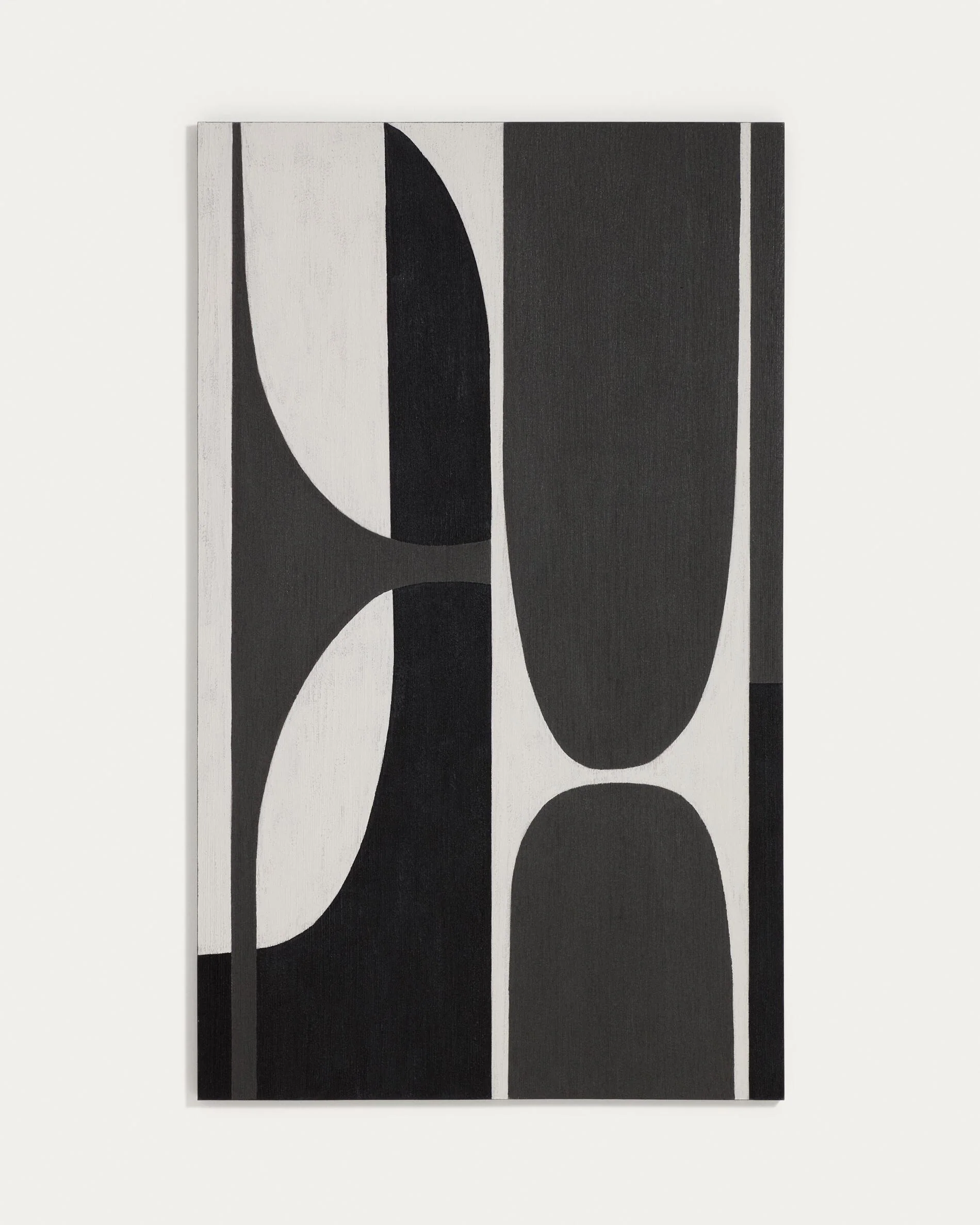 Onure black and white abstract picture 120 x 200cm