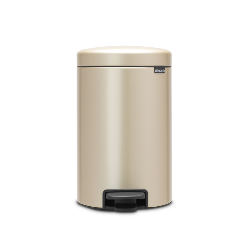 Poubelle à pédale NewIcon metallic gold 12 L BRABANTIA