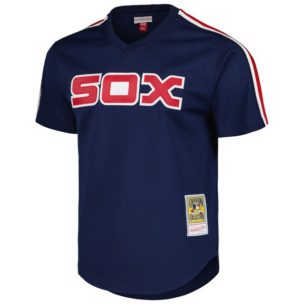 Carlton Fisk Chicago White Sox Cooperstown Collection Mesh Batting Practice Jersey - Navy
