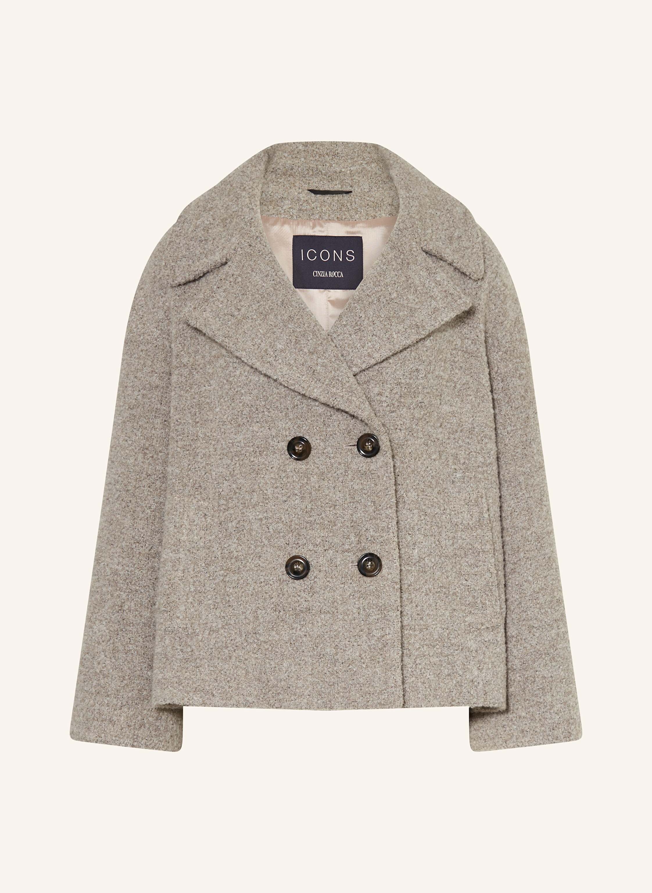 ICONS CINZIA ROCCA Bouclé-Jacke