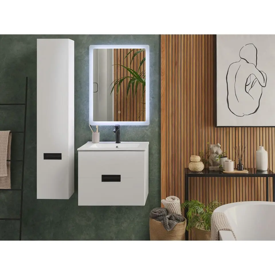 TUDELA - Badkamermeubel - Wit - MDF