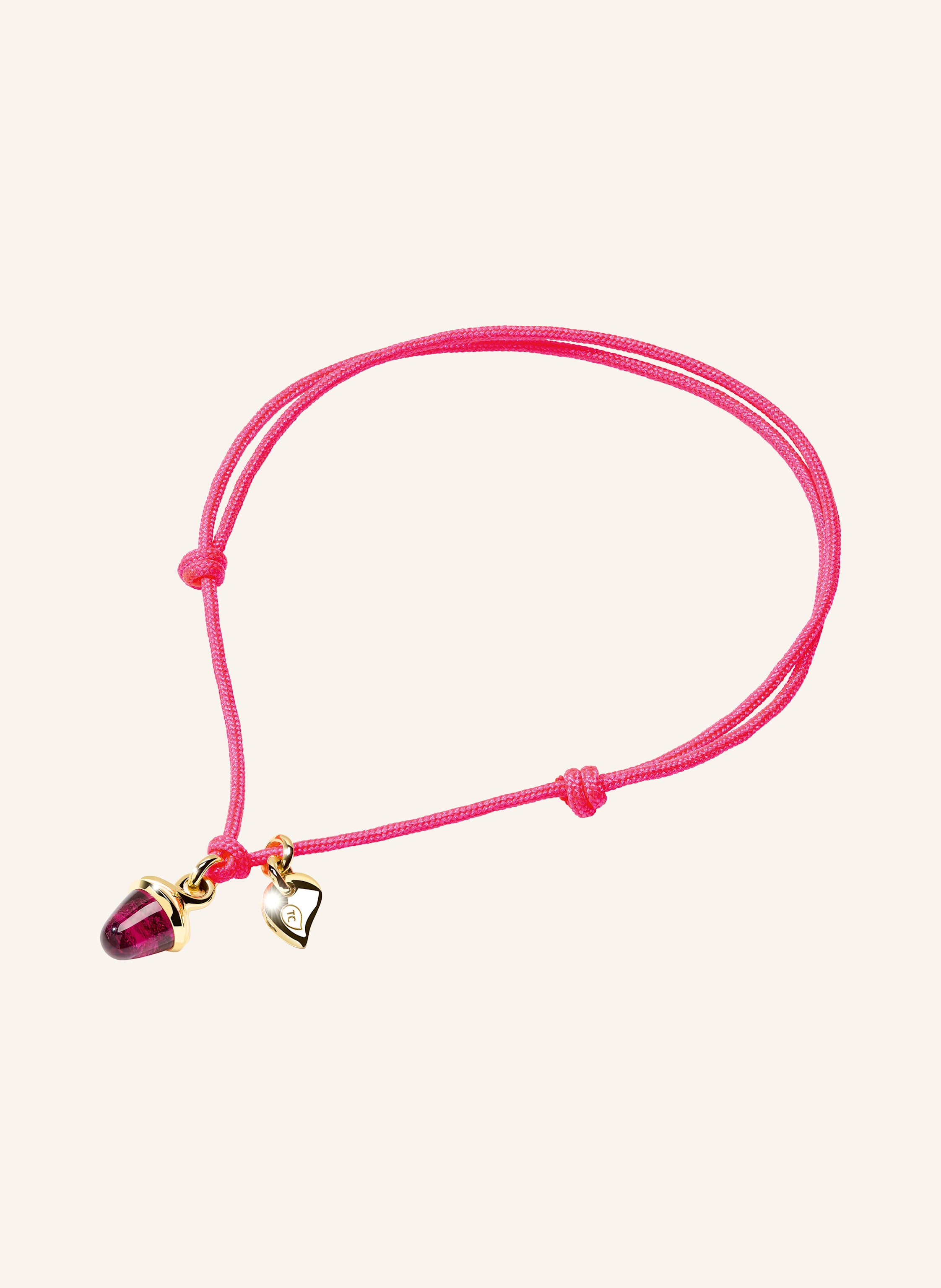 TAMARA COMOLLI Armband BRACELET 'MYMIKADO' WITH ROSE TOURMALINE aus 18 Karat Gelbgold mit rosa Turmalin