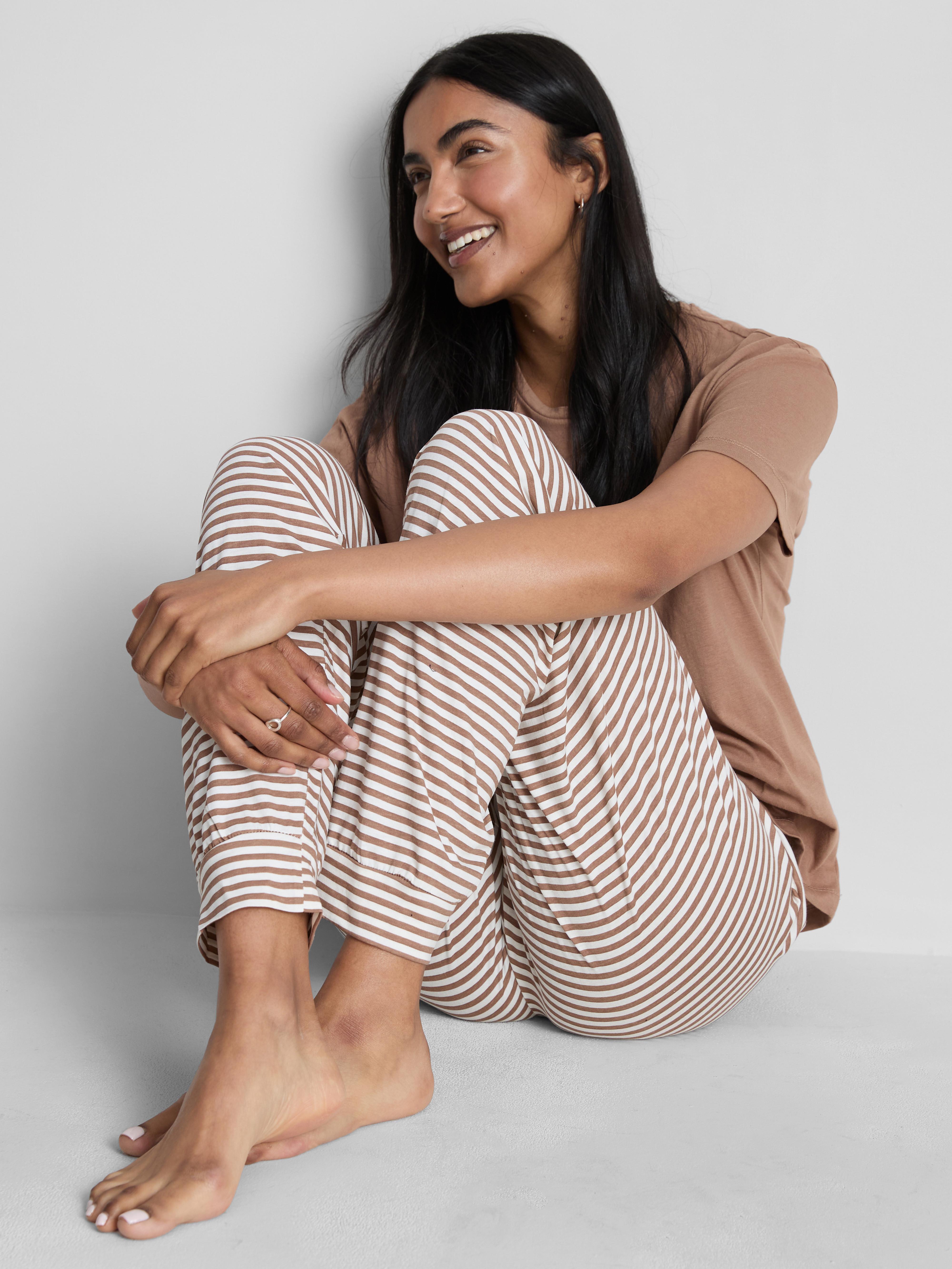 Printed Short-Sleeve Pajama Set