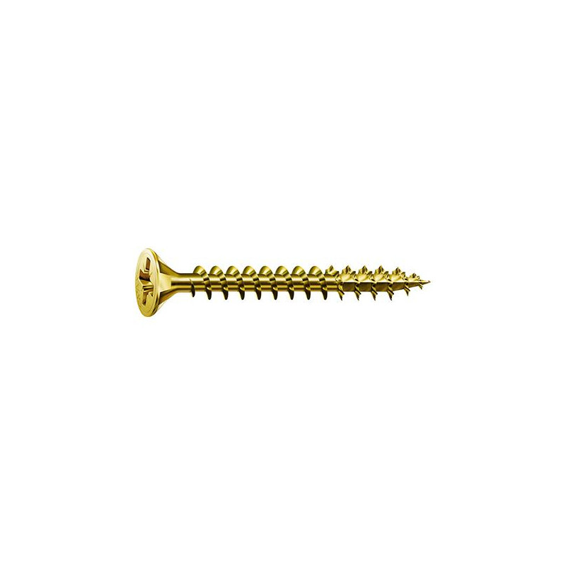 Vis TF Pozi jaune Ø 5 x 35 mm 100 pièces SPAX
