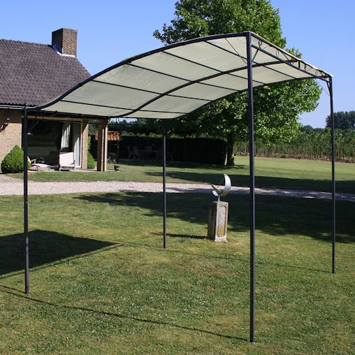 NNEVL Gazebo Fabric Cream White