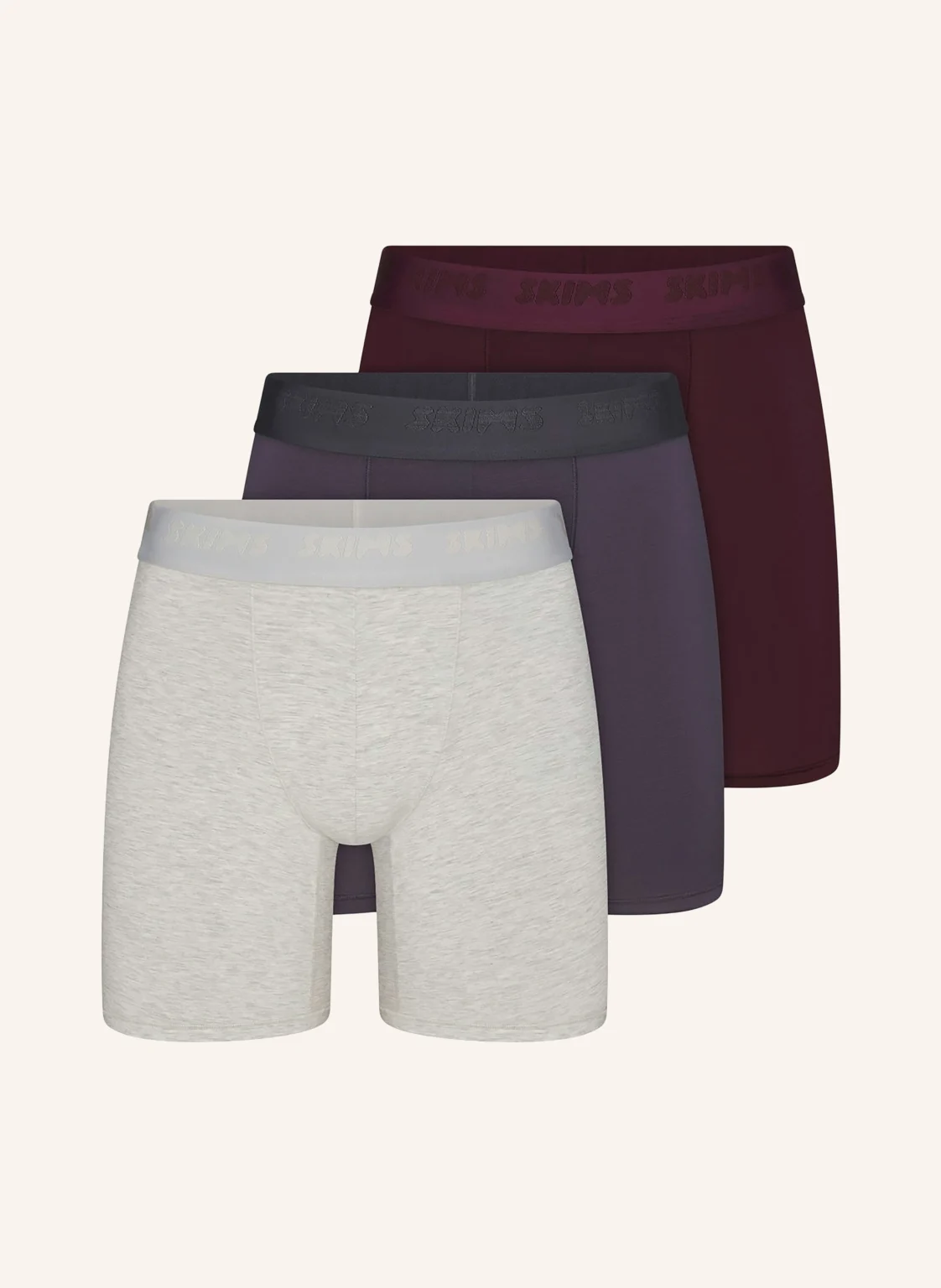 SKIMS 3er-Pack Boxershorts SKIMS STRETCH