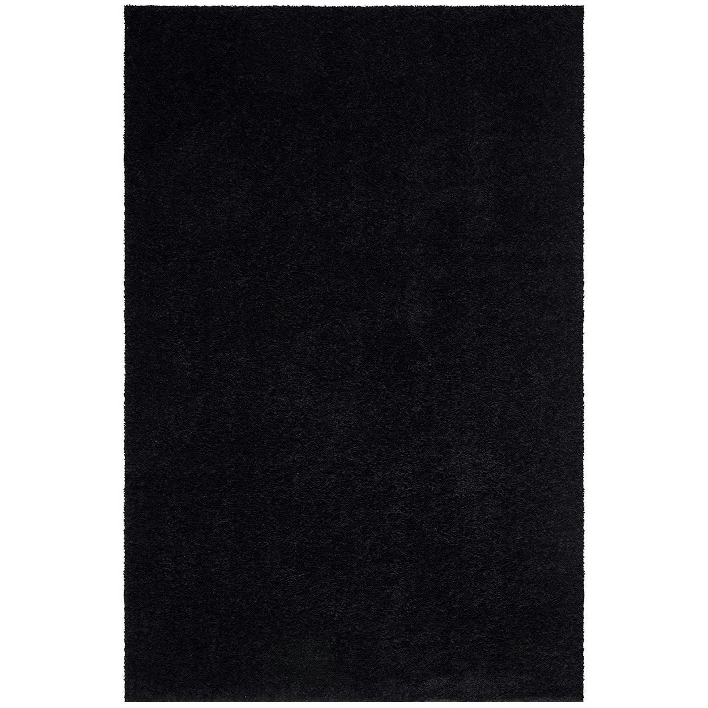 SOFTY - Tapis à poils longs SOFTY noir anthracite 60x110cm