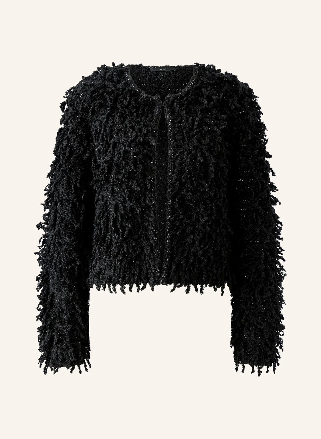 Oui Strickhülle mit Glitzergarn