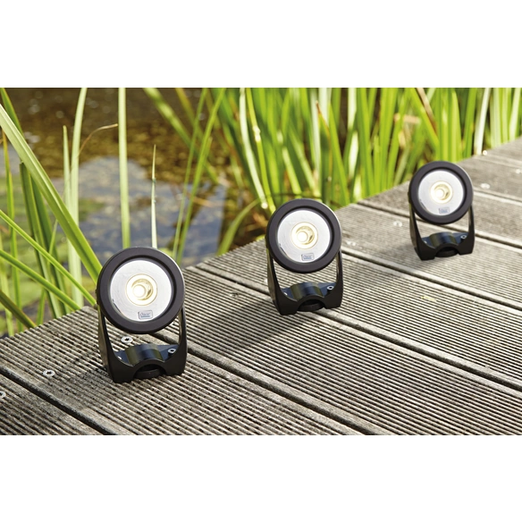 LED-Scheinwerfer »LunAqua Power LED Set 3«, 16 W, Kunststoff, schwarz