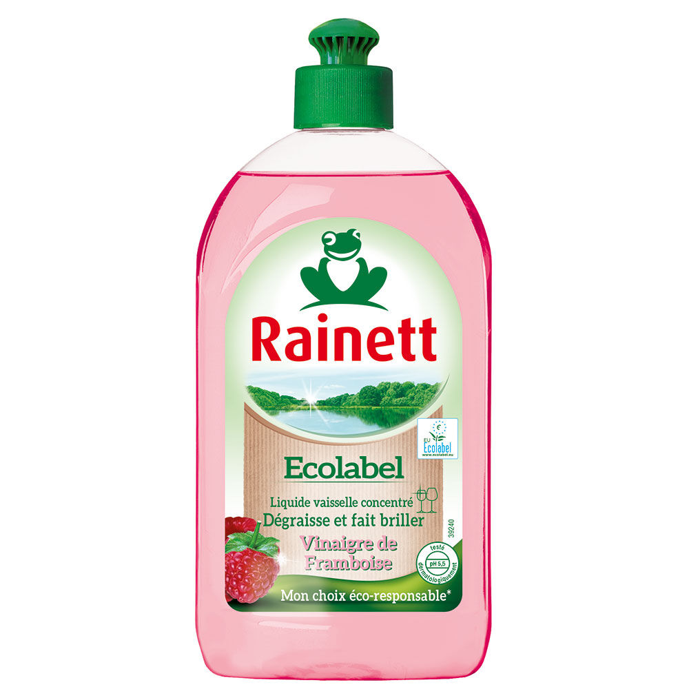 Liquide vaisselle vinaigre de framboise Rainett 500 ml