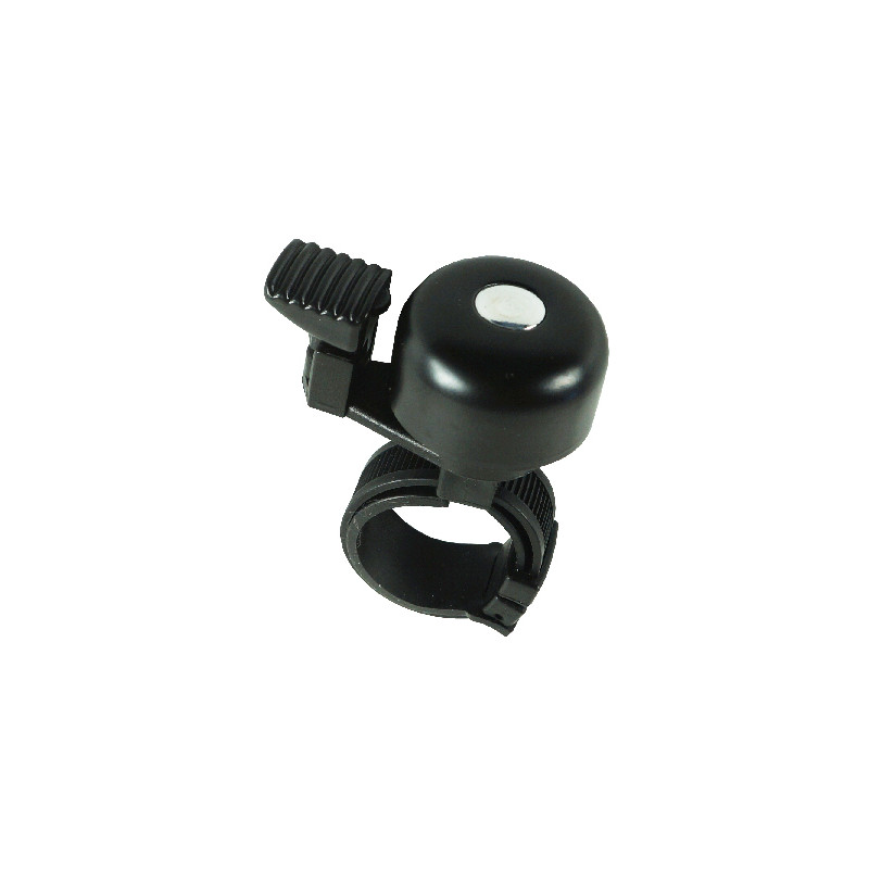 Sonnette pour vélo Mini Easy en aluminium noire