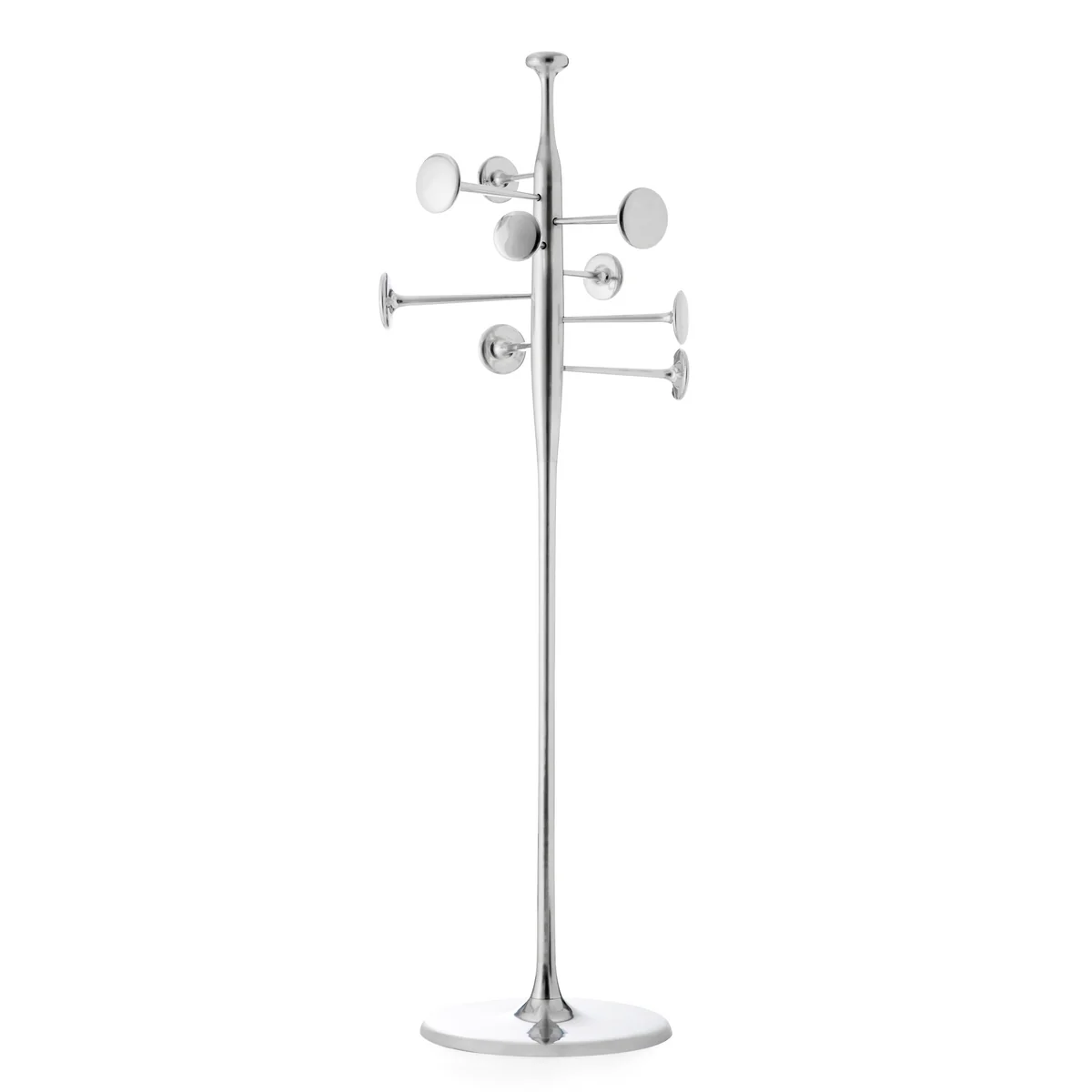 Mater - Trumpet Gardrobenständer, Aluminium schwarz lackiert