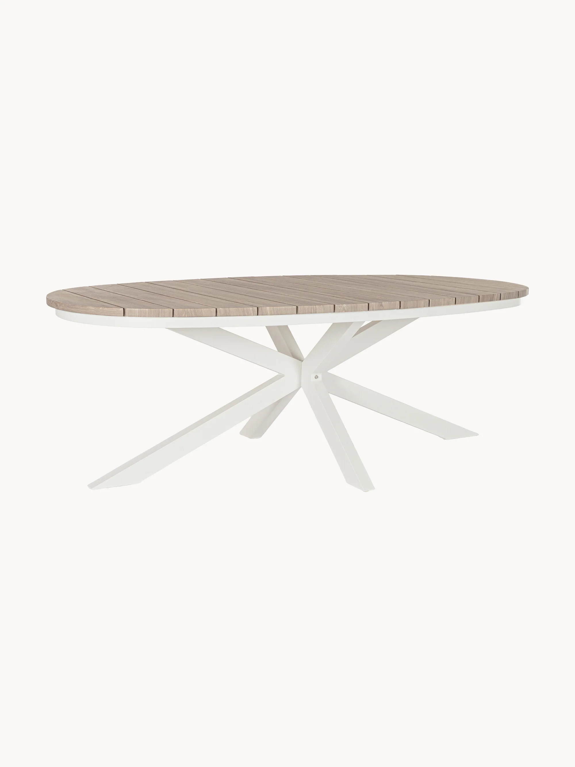 Ovaler Outdoor-Tisch Zelmar, 218 x 115 cm