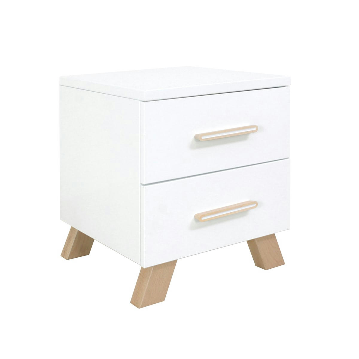 LISA - Table de nuit blanc