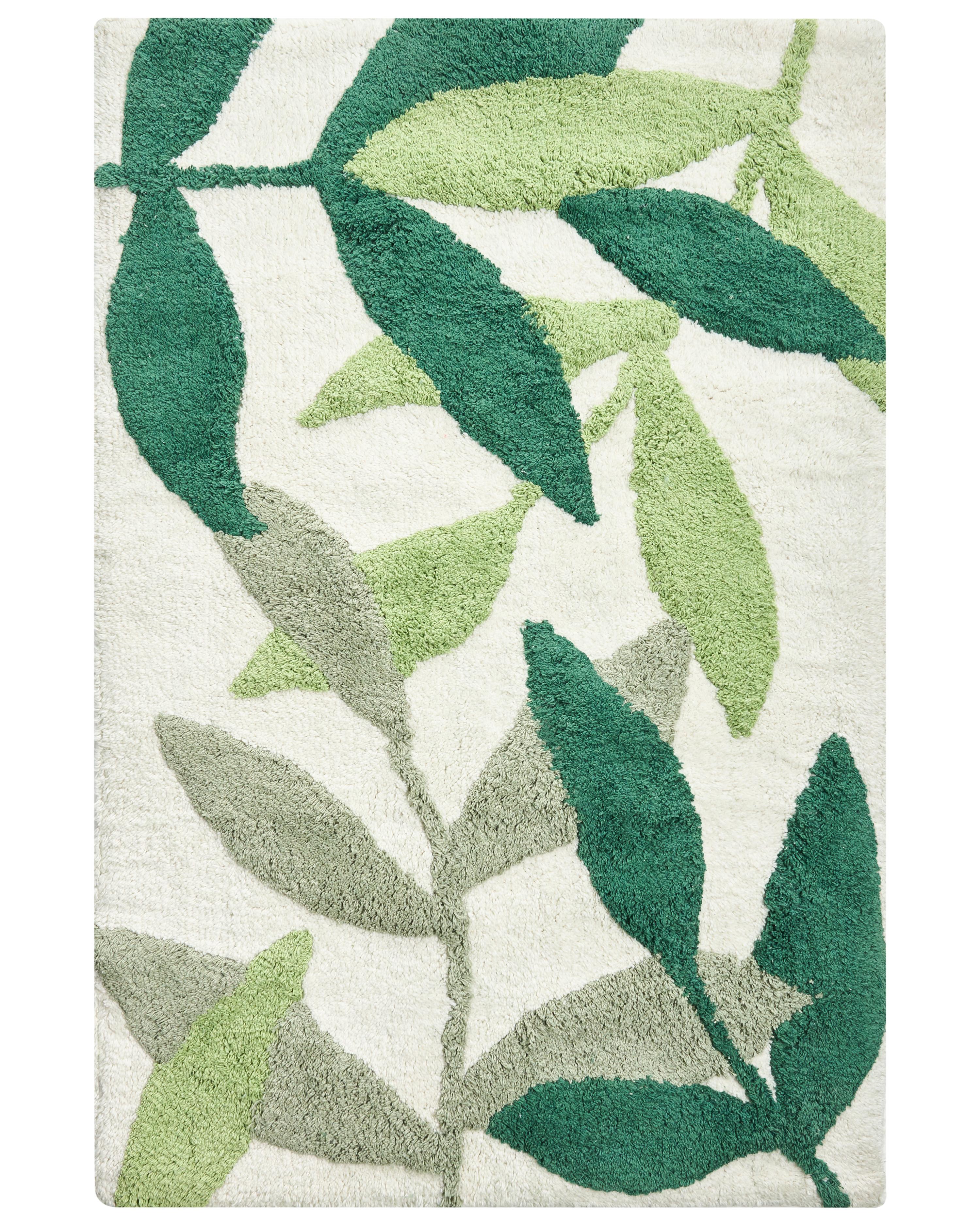 Bath Mat ASAN Green 60 x 90 cm Cotton