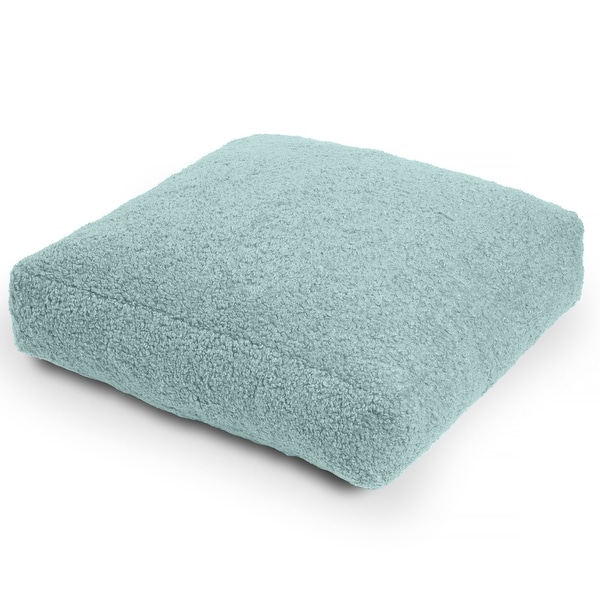 Jaxx Brio Large Decor Floor Pillow / Yoga Cushion, Faux Lamb