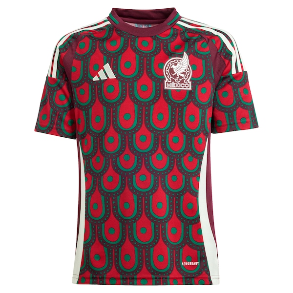 Mexico National Team adidas Youth 2024 Home Replica Jersey - Burgundy