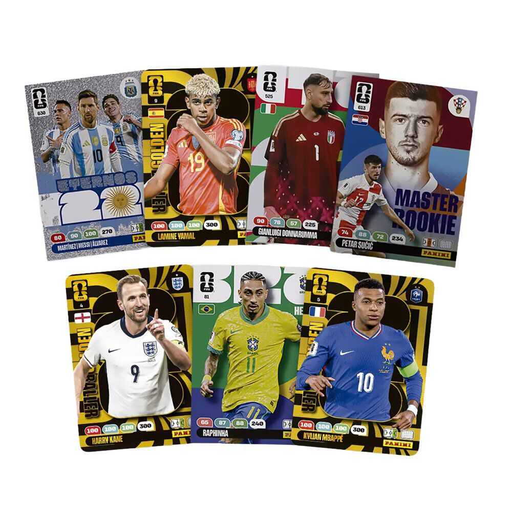 Carte Panini Fifa Coupe du Monde 2026 56 4 cartes édition limitée
