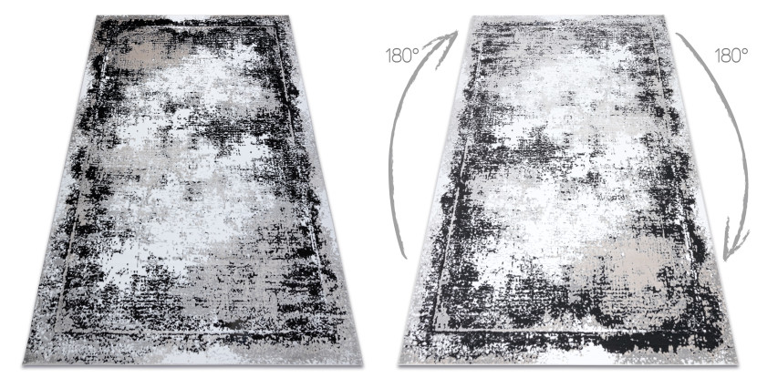 Dywan GLOSS nowoczesny8493 78 przecierany, vintage, stylowy, 80x150 cm