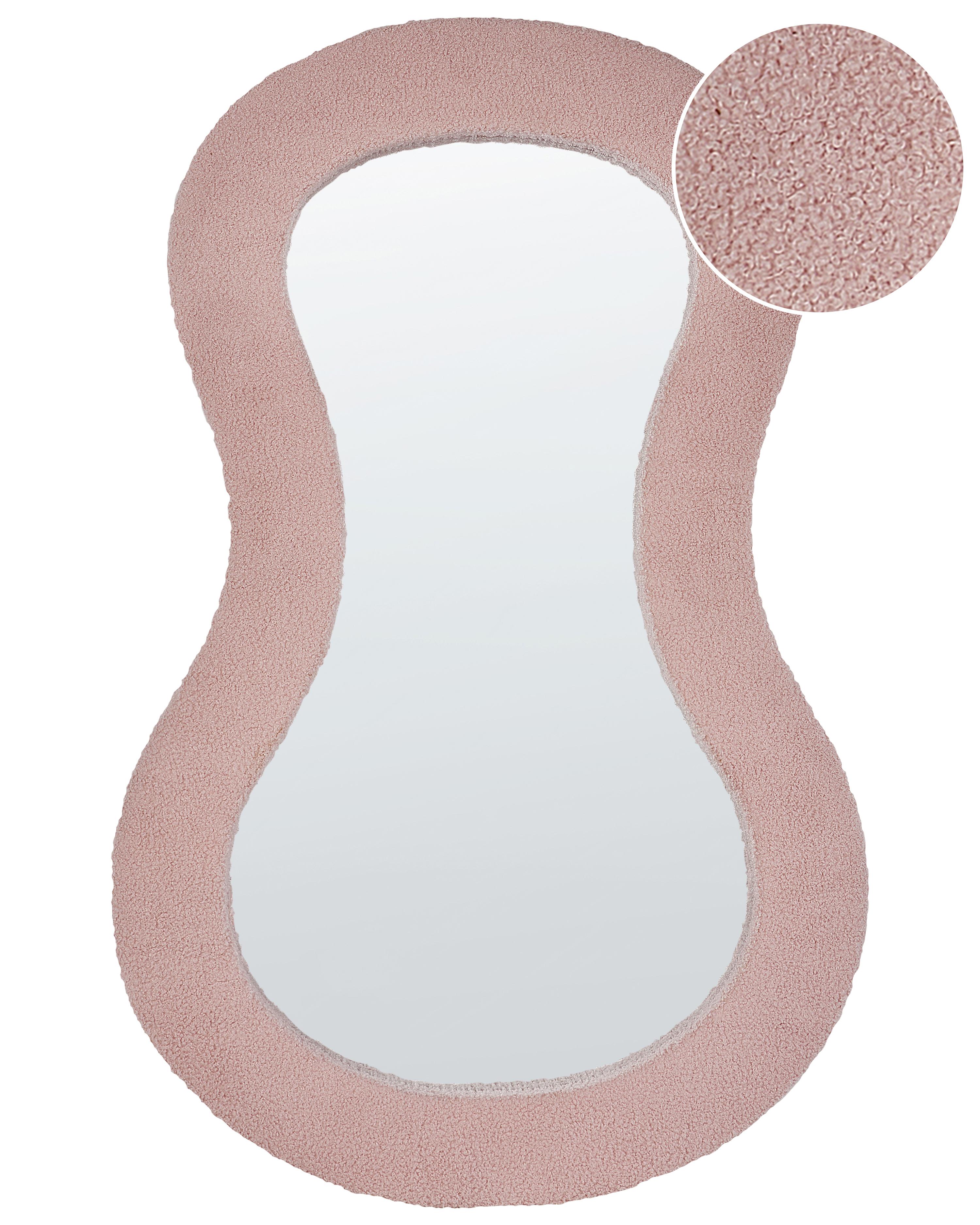 Wall Mirror PLANCHEZ 70 cm 112 cm Boucle Pink