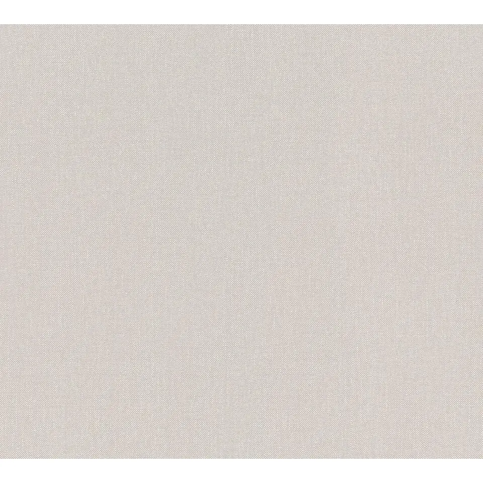 A.S. Cr&eacute;ation behang effen beige en grijs - 53 cm x 10.05 m