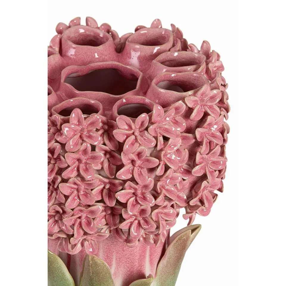 Vaas Flower - Roze - 30x29x32.5cm