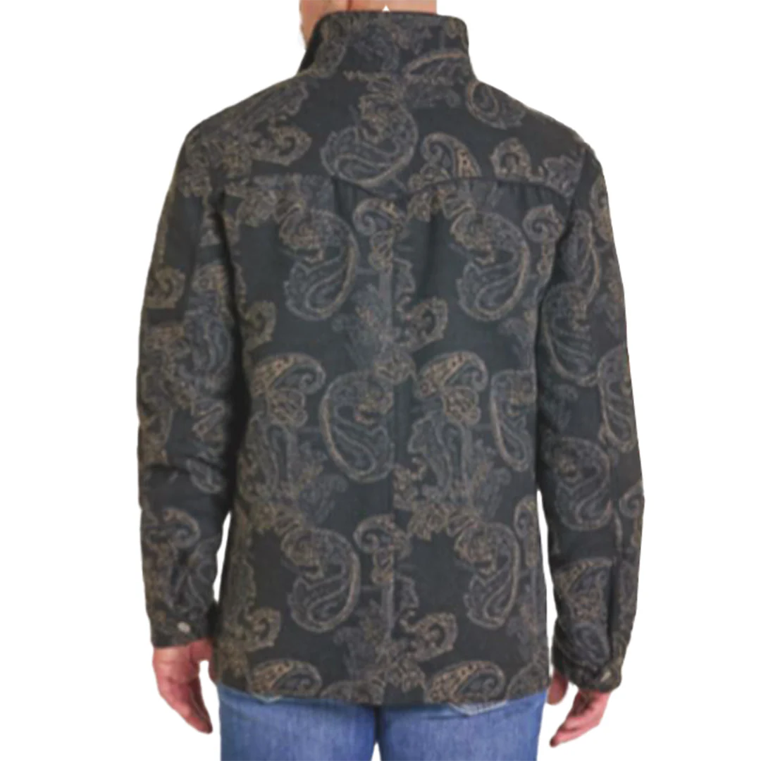 Мужское жаккардовое пальто с узором ?пейсли? от Powder River Outfitters