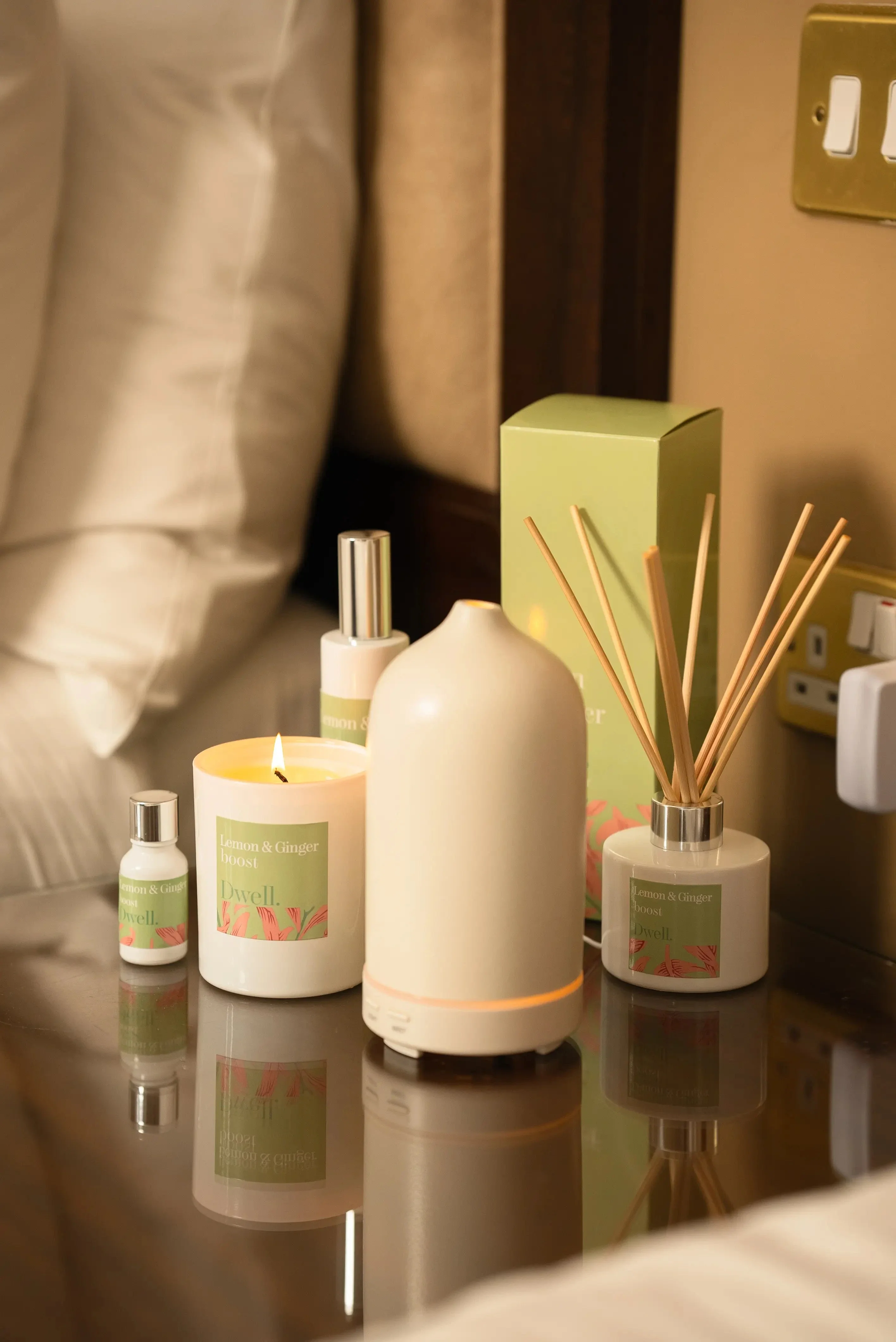 Boost Lemon & Ginger Dwell Candle