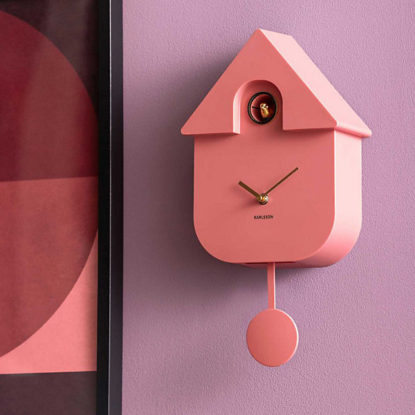 Horloge murale en ABS Modern Cuckoo Oro