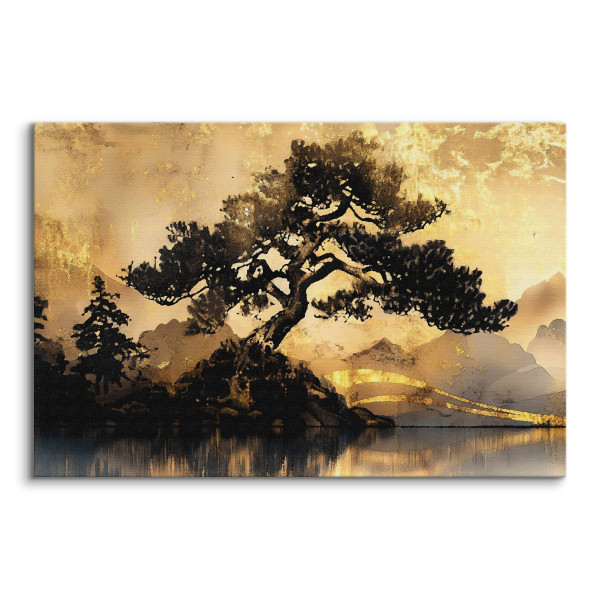 Obraz Abstrakcyjne Drzewo Vintage 30x20cm