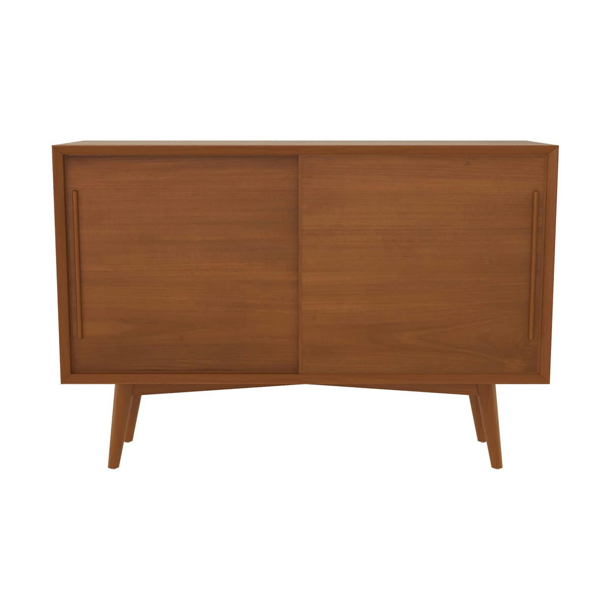 WAYA - Petit buffet 2 portes coulissantes en teck