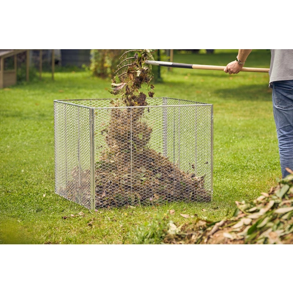Komposter »BRISTA-Gartenprogramm«, BxHxT: 100 x 80 x 100 cm, 800 Liter, Stahl, feuerverzinkt