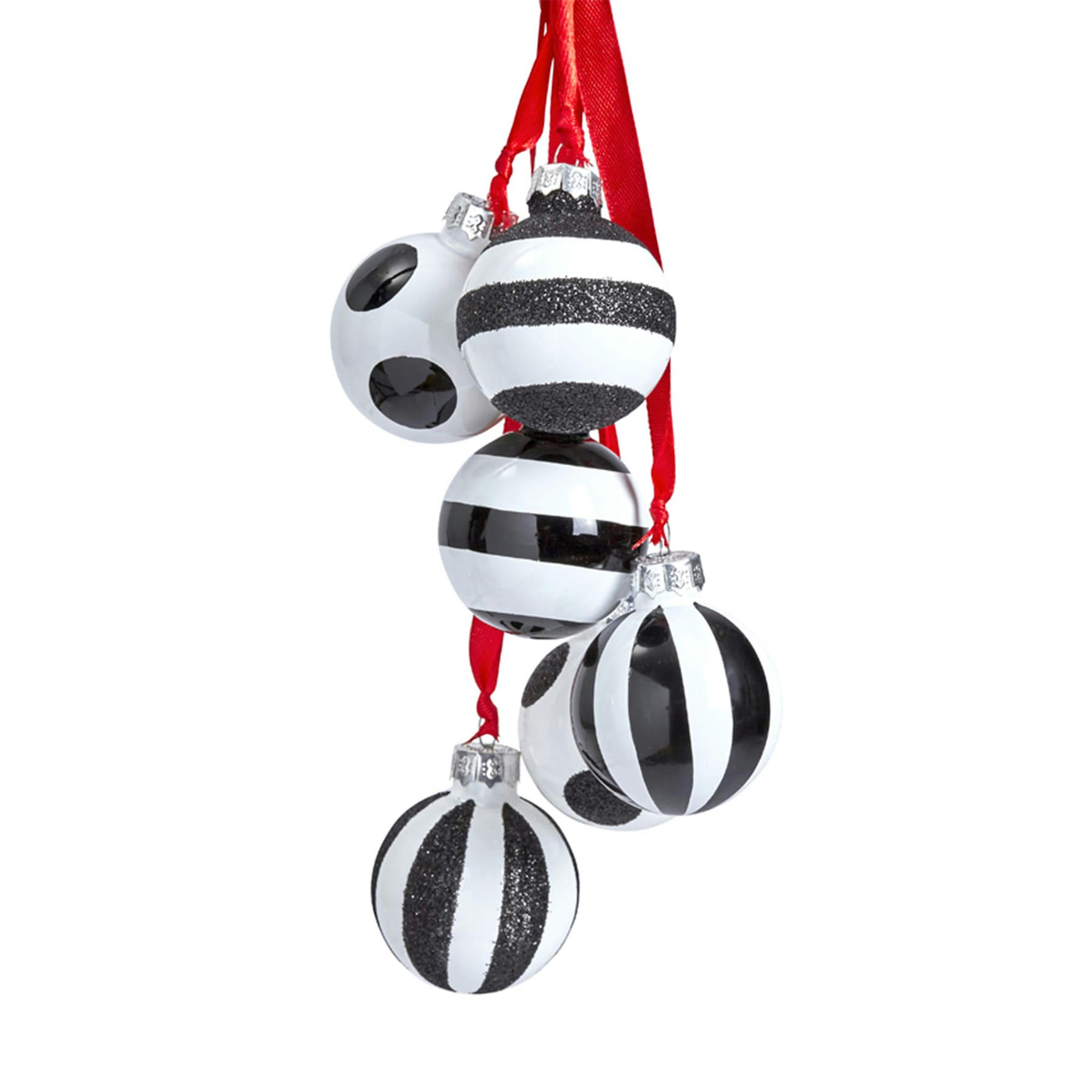 NOËL - 6 boules de noël à motifs d4