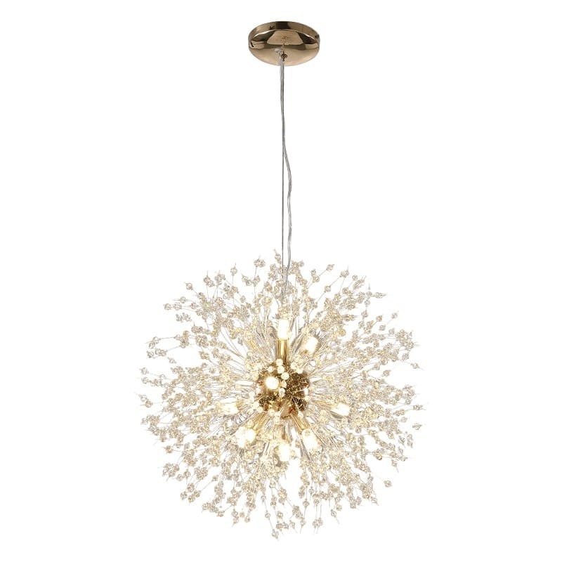 Lampa wisząca "dmuchawiec" Żyrandol Gold12 50cm