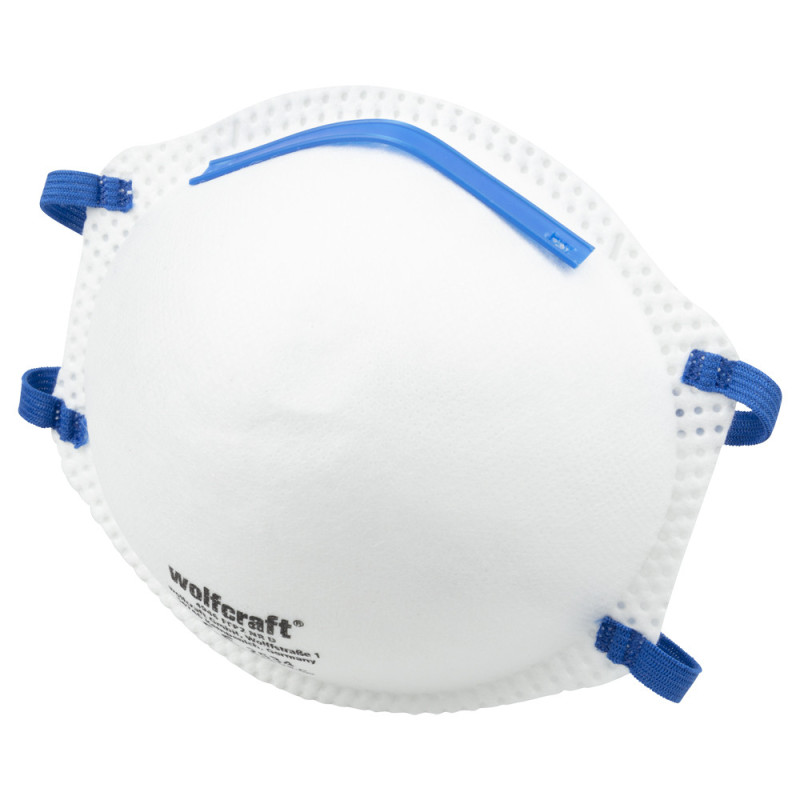 Masque de protection respiratoire FFP2 rigide 15 pièces WOLFCRAFT
