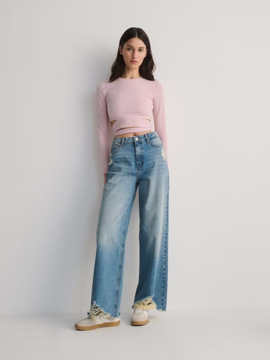 Blouse Tied At The Waist